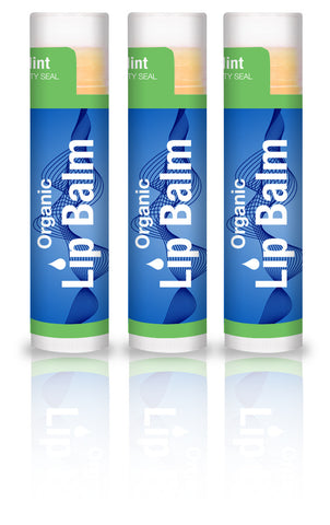 Organic Mint Lip Balm 3pk