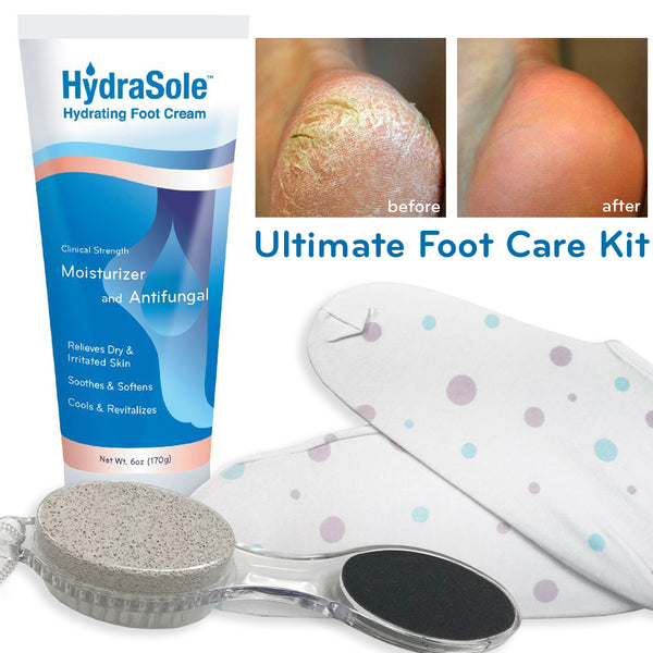 HydraSole Kit - 6 ounces (Includes foot brush and socks)  (Limit 2 Per Order)
