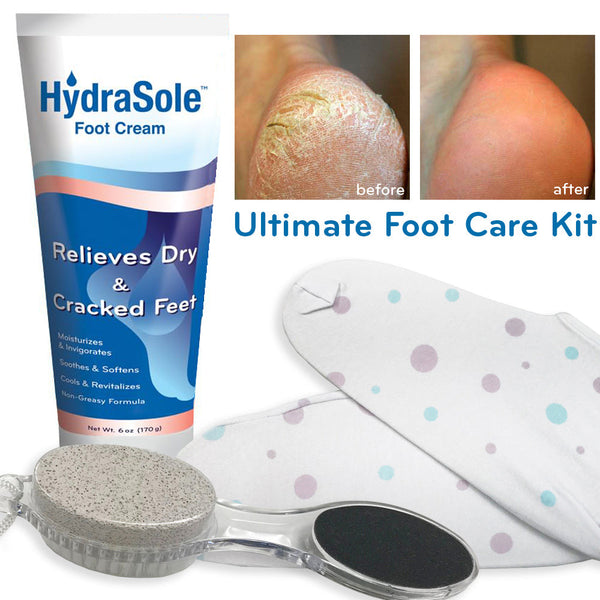 HydraSole Kit - 6 ounces (Includes foot brush and socks)  (Limit 2 Per Order)