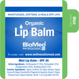Organic Mint Lip Balm 3pk